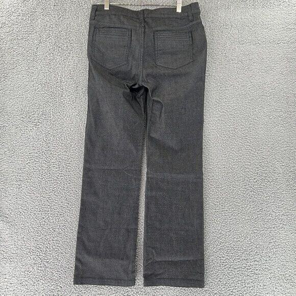 Prana Denim Pants Womens 8/29 (32x31) Black Dark Wash Straight Leg - Picture 2 of 11